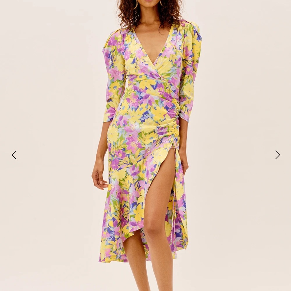 For Love and Lemons Cassia Midi Dress